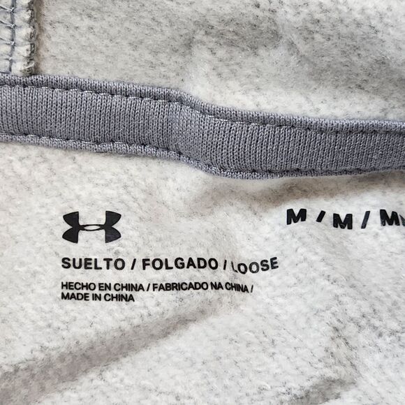 Under Armour Pullover Hoodie | Women's Size Medium Gray - Picture 6 of 10